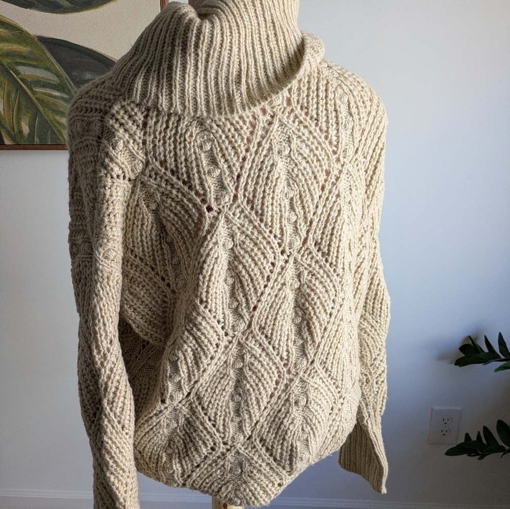 Beige Sweater with Gold Flecks 🍁🍂 Target